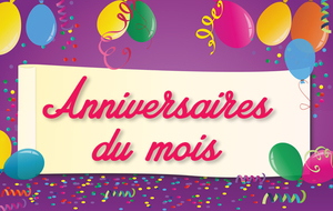 Bon anniversaire Catherine et Edouard