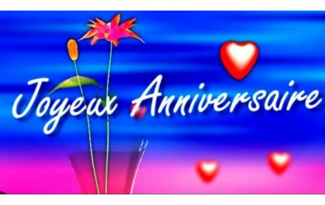 Joyeux anniversaire !